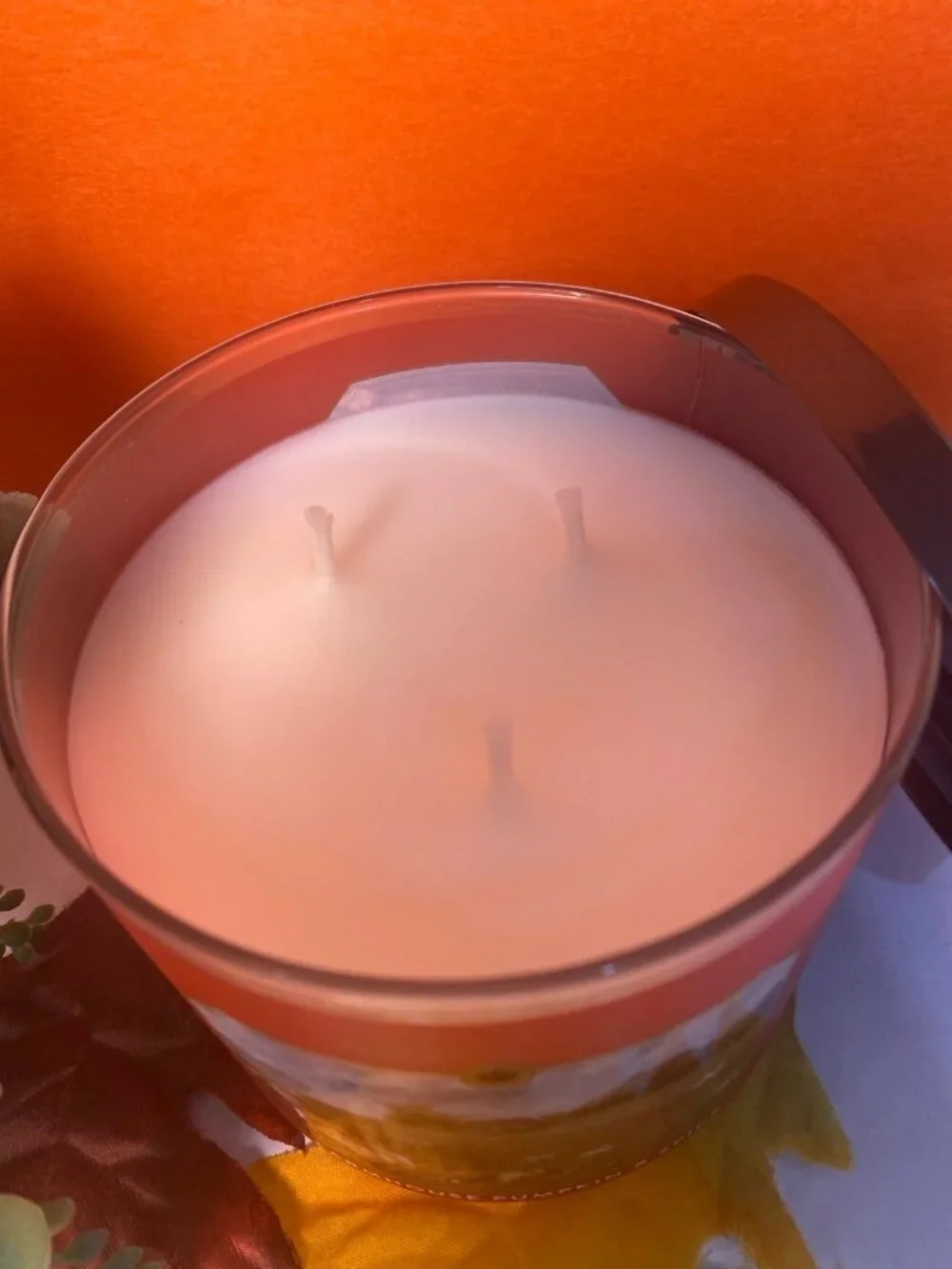 “Farmhouse Pumpkin & Spice” Bath & Body Works New 3 Wick Candle